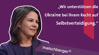 Bundesaußenministerin Annalena Baerbock im Gespräch I maischberger