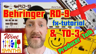 Behringer RD-9 beats and TD-3 jam (Roland TB-303 is broken!)