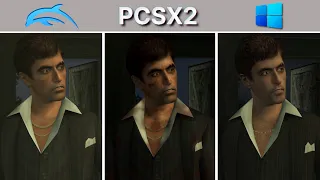 Scarface - The world is yours I The best way to play on pc | Dolphin vs PCSX2 vs Windows Comparison