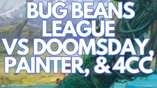 BUG Beanstalk League – 5 rounds of Legacy MTG with Sultai Tempo Control VS Doomsday, Painter, 4CC