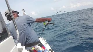 solo fishing trip in maldives catch a big grouper