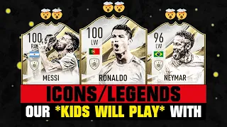 FIFA 50 | FUTURE ICONS Our Kids WILL PLAY WITH! 😱🔥 ft. Ronaldo, Messi, Neymar… etc