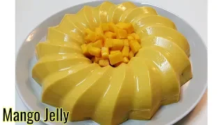 Homemade Mango Jelly || Mango Pudding Jelly