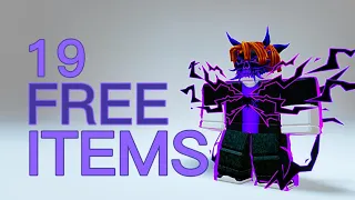 GET 19 FREE ROBLOX ITEMS! (2024)