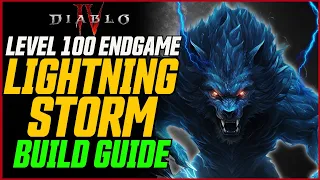 MELT BOSSES! Endgame Lightning Storm Druid Build Guide (Level 90-100) // Diablo 4 Lycanvolt 3.0