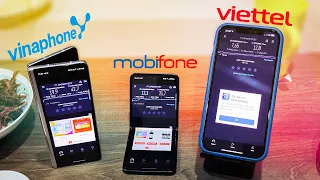 So sánh tốc độ 4G viettel, vina và MobiFone lúc 10h tối đứt cáp quang