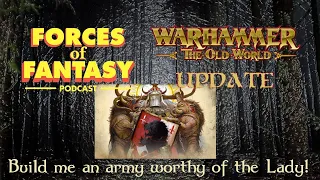 Build me an army worthy of the Lady! Warhammer: the Old World Almanack army building