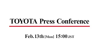 Press Conference on Toyota's New Management Team Structure from April 1, 2023