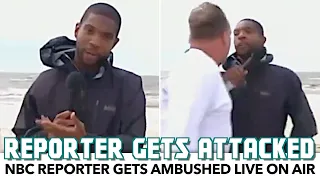 NBC Reporter Gets Ambushed During Live Hurricane Coverage