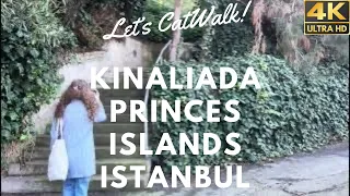 Kinaliada Tour | PRINCES ISLANDS | Istanbul Walking Tour | 4K