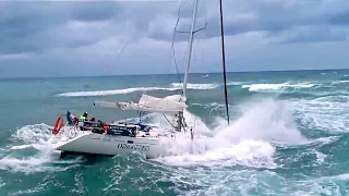 📛 ATTENTION GROSSES VAGUES À CAPBRETON AVEC LES PASSAGERS D'UN JET QUI TOMBENT À L'EAU 🌊😨🥶.