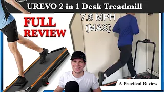 UREVO 2 in 1 Treadmill Full Review - Unbox and Demo!