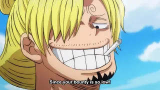 Zoro uses enma on sanji