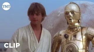 Star Wars: A New Hope - Luke Skywalker Meets R2-D2 and C-3PO [CLIP] | TNT