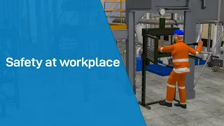 Safety at workplace in 3D Animation