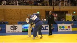 Judo Veterans EM 2011 M6 100 Finale Halmi vs Lukiyanov