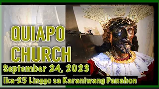 Quiapo Church Live Sunday Mass Today September 24, 2023