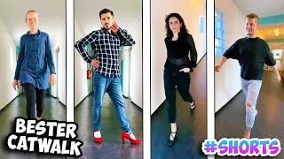 #SHORTS Wer hat in HIGH HEELS den besten CATWALK? Kathi vs Claudio vs Dania vs Rene