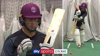 How to face a fast bowler as a left-handed batsman! | Marcus Trescothick Batting Masterclass