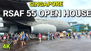 RSAF55 Open House 2023 Tour | Aerial Display Set Tour | Republic of Singapore Air Force