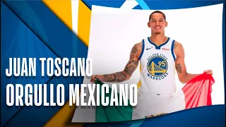 Juan Toscano, orgulloso de representar a México en la NBA