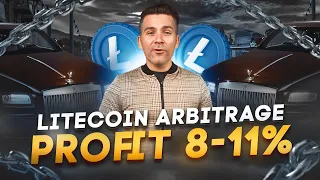 Crypto Arbitrage | Strategy Trading Litecoin | Profit 11% | May 2024 | Litecoin/USDT | Litecoin News