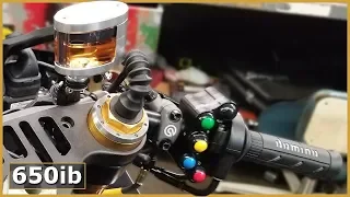 Nintendo/Racing Buttons Installed | Yamaha R1M Build