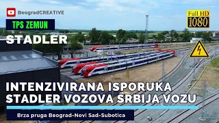 Intenzivirana isporuka Stadler FLIRT 4 vozova iz fabrike u Poljskoj za srpske pruge