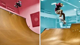 EPIC MINI RAMP VS VERT RAMP GAME OF SKATE!