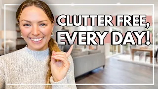 1 Minute Habits That Will Stop Clutter in it's Tracks!