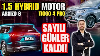 CHERY 1.5 HYBRID MOTOR YENİ TIGGO 4 PRO VE ARRIZO 8 NE ZAMAN TÜRKİYE'YE GELECEK ?