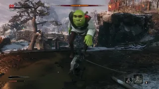 Sekiro fights Shrek!  (MOD playthrough)