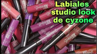 Mi colección de labiales mate  studio look de cyzone 😍