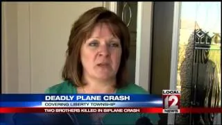 Two brothers killed in biplane crash