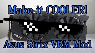 Asus GTX 970 Strix VRM Mod - Lower VRM Temps and Extended Life