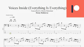 Donny Hathaway - Voices Inside (Everything Is Everything) (Live) (bass tab)