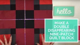 Video 1 - Disappearing Nine Patch Quilt Along with Bradie from Sparrow Quilt Co.