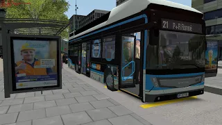 OMSI 2 Caetano City Gold Hydrogen bus. Route 21 Saint Servan