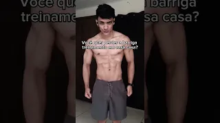 Você quer perder a barriga treinamento em casa casa? faça essa rotina! #calisthenics #shorts #viral