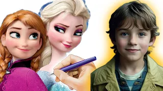 Brilliant Anna, Elsa & Olaf How To Color Frozen 2 Markers Pencils With Doodle Dan