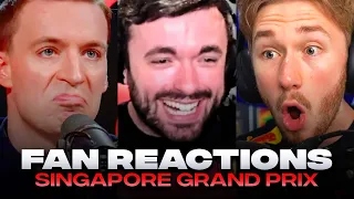 Fans Live Reactions to the 2023 Singapore Grand Prix