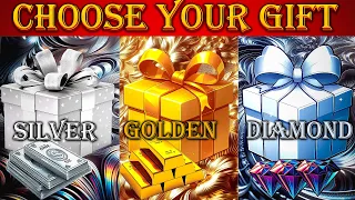 "Choose Your Gift  Diamond or Gold or Silver"(Are you lucky or not?)