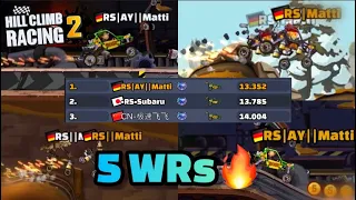 5 INSANE TIMEATTACK WORLDRECORDS🔥 | HCR2 Gameplay