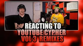 Crypt & Joey Nato React to YouTube Cypher Vol 3 Remixes (Part 2)