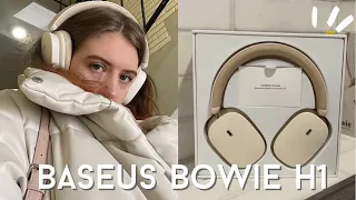 Эстетичные наушники baseus bowie h1🎧 aesthetic headphone baseus bowie h1 unboxing