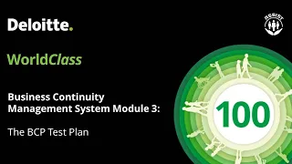 Business Continuity Management System Module 3: The BCP Test Plan