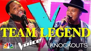 Darious Lyles and Mike Jerel: Two Powerhouse Vocalists! - The Voice Knockouts 2020