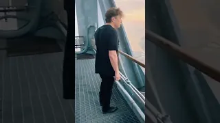 Elon Musk's View on Top of Launch Tower
