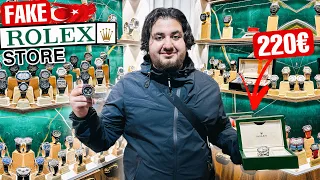 DER GRÖßTE  FAKE ROLEX STORE IN ISTANBUL 🇹🇷😱‼️ | MAHAN