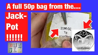 Jackpot!! Isle of Man Bag Does the Business!! | £250 50p Coin Hunt